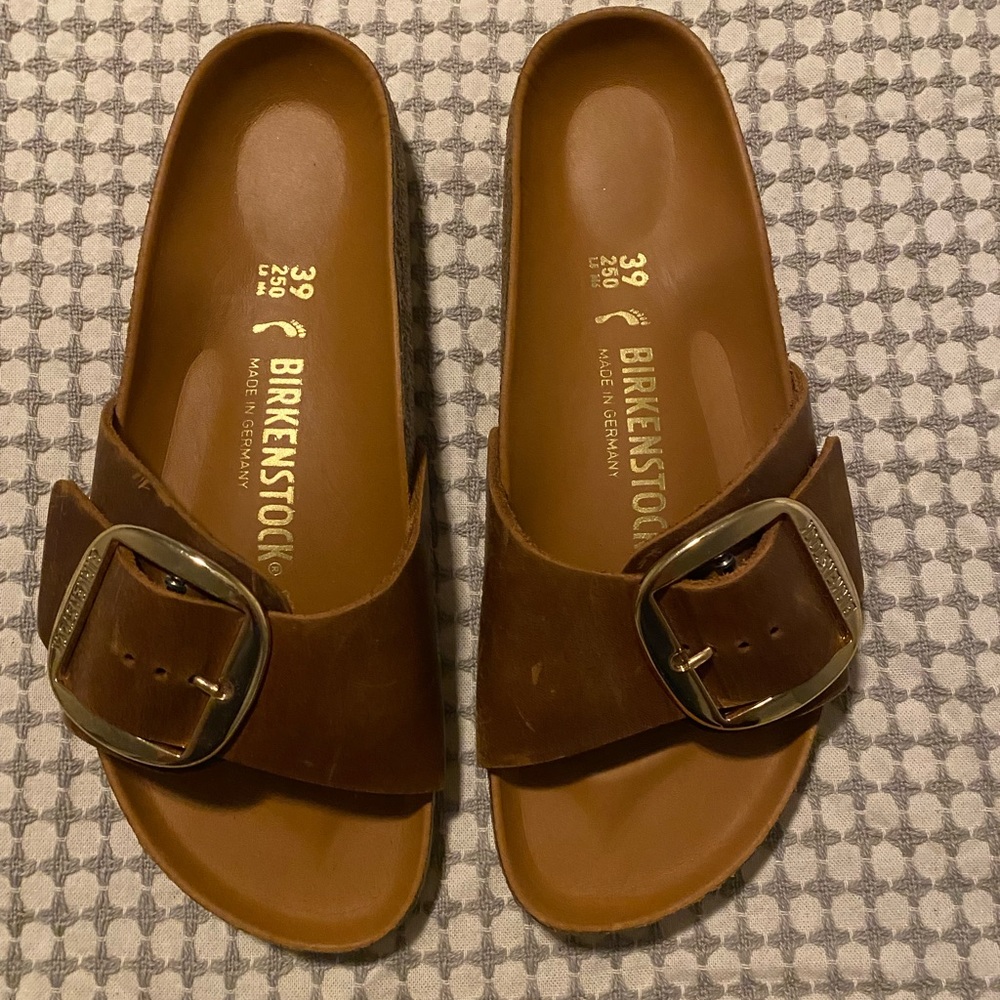 BIRKENSTOCK MADRID, Size 39 (US 8), color oiled leather